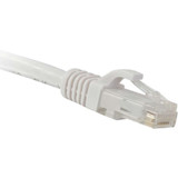 ENET C5E-WH-6-ENC Cat5e White 6 Foot Patch Cable with Snagless Molded Boot (UTP) High-Quality Network Patch Cable RJ45 to RJ45 - 6Ft