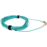 AddOn ADD-LC-LC-10M5OM4P 10m LC (Male) to LC (Male) Aqua OM4 Duplex Fiber Plenum-Rated Patch Cable