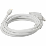 AddOn MDP2DVIDMM6W 6ft (2m) Mini-DisplayPort Male to DVI-D Male Adapter Cable White