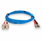 AddOn ADD-ST-SC-2M6MMF-BE 2m SC (Male) to ST (Male) Blue OM1 Duplex PVC Fiber Patch Cable