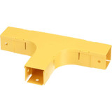 Panduit FT2X2LYL FiberRunner Horizontal Tee - 90&deg - 2x2 - Yellow