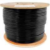 Tripp Lite N228-01K-BK Cat6/Cat6e Bulk Ethernet 600 MHz Solid-Core Direct-Burial Outdoor-Rated UTP Bulk Ethernet Cable - Black, 1,000 ft. (304.8 m)