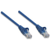 Manhattan 319775 Network Patch Cable, Cat5e, 3m, Blue, CCA, U/UTP, PVC, RJ45, Gold Plated Contacts, Snagless, Booted, Lifetime Warranty, Polybag