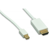 ENET HDMIM-MDPM-WH-6F HDMI A/V Cable