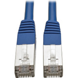 Tripp Lite N105-003-BL Cat5e 350 MHz Molded Shielded (STP) Ethernet Cable (RJ45 M/M) PoE Blue 3 ft. (0.91 m)