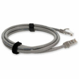 AddOn ADD-2FCAT6A-GY 2ft RJ-45 (Male) to RJ-45 (Male) Straight Gray Cat6A UTP PVC Copper Patch Cable