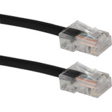 QVS CC715N-200BK 200ft CAT6 Gigabit Solid Black Patch Cord With POE Support