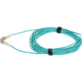 AddOn ADD-LC-LC-8M5OM4P 8m LC (Male) to LC (Male) Straight Aqua OM4 Duplex Plenum Fiber Patch Cable