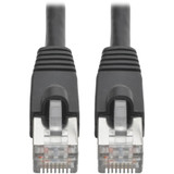 Tripp Lite N262-015-BK Cat6a 10G Snagless Shielded STP Ethernet Cable (RJ45 M/M) PoE Black 15 ft. (4.57 m)