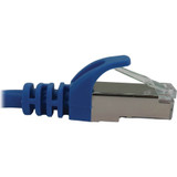 Tripp Lite N262-S06-BL Cat6a 10G Snagless Shielded Slim STP Ethernet Cable (RJ45 M/M), PoE, Blue, 6 ft. (1.8 m)