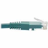 Tripp Lite N200-001-GN Cat6 Gigabit Molded (UTP) Ethernet Cable (RJ45 M/M) PoE Green 1 ft. (0.31 m)