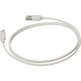 AddOn USB2LGT1MW 1.0m (3.3ft) USB 2.0 (A) Male to Lightning Male White Cable