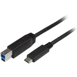 StarTech USB315CB2M 2m 6 ft USB C to USB B Printer Cable - M/M - USB 3.0 (5Gbps) USB B Cable - USB C to USB B Cable - USB Type C to Type B Cable