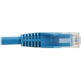 Tripp Lite N201L-10M-BL Cat6 Gigabit Snagless Molded UTP Ethernet Cable (RJ45 M/M) PoE LSZH Blue 10 m (32.8 ft.)