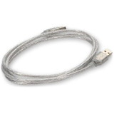 AddOn USBEXTAB6CLR 6ft USB 2.0 (A) Male to USB 2.0 (B) Male Clear Cable