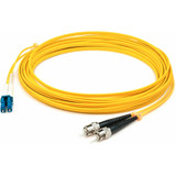 AddOn ADD-ALC-ST-125M9SMF 125m ALC (Male) to ST (Male) Yellow OS2 Duplex Fiber OFNR (Riser-Rated) Patch Cable