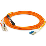 AddOn ADD-MODE-SCLC5-3 3m LC (Male) to SC (Male) Orange OM2 & OS1 Duplex Fiber Mode Conditioning Cable