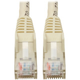 Tripp Lite N201-06N-WH Cat6 Gigabit Snagless Molded (UTP) Ethernet Cable (RJ45 M/M) PoE White 6-in. (15.24 cm)