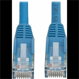 Tripp Lite N201L-2P5M-BL Cat6 Gigabit Snagless Molded UTP Ethernet Cable (RJ45 M/M) PoE LSZH Blue 2.5 m (8.2 ft.)