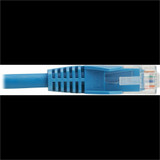 Tripp Lite N201L-2P5M-BL Cat6 Gigabit Snagless Molded UTP Ethernet Cable (RJ45 M/M) PoE LSZH Blue 2.5 m (8.2 ft.)
