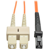 Tripp Lite N310-05M 5M Duplex Multimode 62.5/125 Fiber Optic Patch Cable MTRJ/SC 16' 16ft 5 Meter