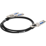 AddOn QDD2QSFP28400CU2M-AO Twinaxial Network Cable