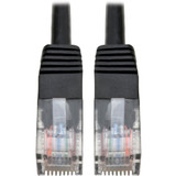 Tripp Lite N002-012-BK Cat5e 350 MHz Molded (UTP) Ethernet Cable (RJ45 M/M) PoE Black 12 ft. (3.66 m)