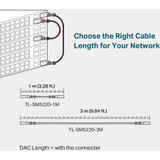 TP-Link TL-SM5220-1M TL-SM5220-1M - 1-Meter/ 3.3 Feet 10G SFP+ Direct Attach Cable (DAC)