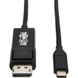 Tripp Lite U444-006-DP-BE USB-C to DisplayPort Adapter Cable (M/M) 4K 60 Hz HDR Locking DP Connector 6 ft. (1.8 m)