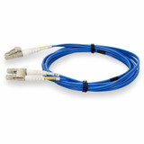 AddOn ADD-LC-LC-8M5OM4-BE 8m LC (Male) to LC (Male) Blue OM4 Duplex Fiber OFNR (Riser-Rated) Patch Cable