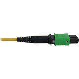 Tripp Lite N390B-07M-12-AP 40/100G Singlemode 9/125 OS2 Fiber Optic Cable (12F MTP/MPO-APC F/F) LSZH Yellow 7 m (23 ft.)