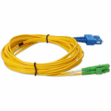 AddOn ADD-ALC-SC-1M9SMF 1m ALC (Male) to SC (Male) Yellow OS2 Duplex Fiber OFNR (Riser-Rated) Patch Cable