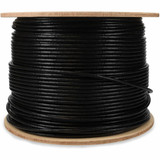 AddOn ADD-CAT6BULK1KO-BK 1000ft Non-Terminated Black Cat6 UTP Outdoor Rated Copper Patch Cable