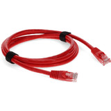 AddOn ADD-8FCAT6-RD 8ft RJ-45 (Male) to RJ-45 (Male) Red Cat6 Straight UTP PVC Copper Patch Cable