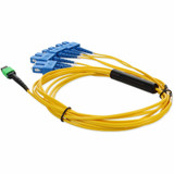 AddOn ADD-MPO-4SC10M9SMF 10m MPO to 4xSC Duplex (8xSC) Fanout SMF Yellow Patch Cable