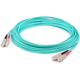 AddOn ADD-SC-SC-1M5OM4 1m SC (Male) to SC (Male) Aqua OM4 Duplex Fiber OFNR (Riser-Rated) Patch Cable