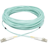 Tripp Lite N820-08M 10Gb Duplex Multimode 50/125 OM3 LSZH Fiber Patch Cable (LC/LC) Aqua 8M (26 ft.)
