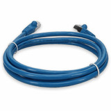 AddOn ADD-10FCAT7F-BE 10ft RJ-45 (Male) to RJ-45 (Male) Blue Microboot, Snagless Cat7 S/FTP PVC Copper Patch Cable