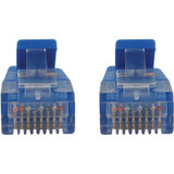 Tripp Lite N261-S6N-BL Cat6a 10G Snagless Molded Slim UTP Ethernet Cable (RJ45 M/M), PoE, Blue, 6 in. (15 cm)