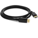 AddOn DISPLAYPORT2F 2ft DisplayPort Male to Male Black Cable For Resolution Up to 3840x2160 (4K UHD)