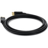 AddOn DISPLAYPORT2F 2ft DisplayPort Male to Male Black Cable For Resolution Up to 3840x2160 (4K UHD)