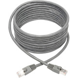 Tripp Lite N262-014-GY Cat6a Snagless Shielded STP Network Patch Cable 10G Certified, PoE, Gray RJ45 M/M 14ft 14'