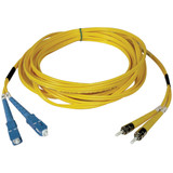 Tripp Lite N354-02M 2M Duplex Singlemode 9/125 Fiber Optic Patch Cable SC/ST 6' 6ft 2 Meter