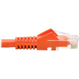 Tripp Lite N201-035-OR Cat6 Gigabit Snagless Molded (UTP) Ethernet Cable (RJ45 M/M) PoE Orange 35 ft. (10.67 m)