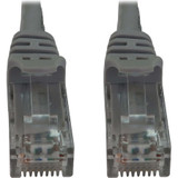 Tripp Lite N261-100-GY Cat6a 10G Snagless Molded UTP Ethernet Cable (RJ45 M/M), PoE, Gray, 100 ft. (30.5 m)