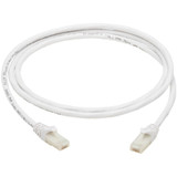Tripp Lite N261AB-005-WH Safe-IT Cat6a 10G Snagless Antibacterial UTP Ethernet Cable (RJ45 M/M) PoE White 5 ft. (1.52 m)