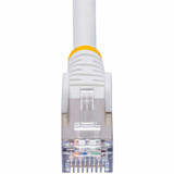 StarTech NLWH-40F-CAT8-PATCH 40ft White CAT8 Ethernet Cable, Snagless RJ45, 25G/40G 2000MHz, 100W PoE, S/FTP, 26AWG Pure Bare Copper, LSZH Network Patch Cord