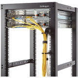 StarTech 1U Vertical Server Rack Cable Management D-Ring Hook - 2.2x3.9in (5.7x10cm)