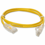 AddOn ADD-5FSLCAT6A-YW Cat.6a Slim UTP Patch Network Cable