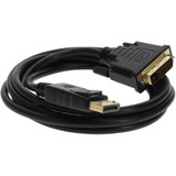 AddOn DISPLAYPORT2DVI6F-5PK 5PK 6ft DisplayPort 1.2 Male to DVI-D Dual Link (24+1 pin) Male Black Cables Which Requires DP++ For Resolution Up to 2560x1600 (WQXGA)